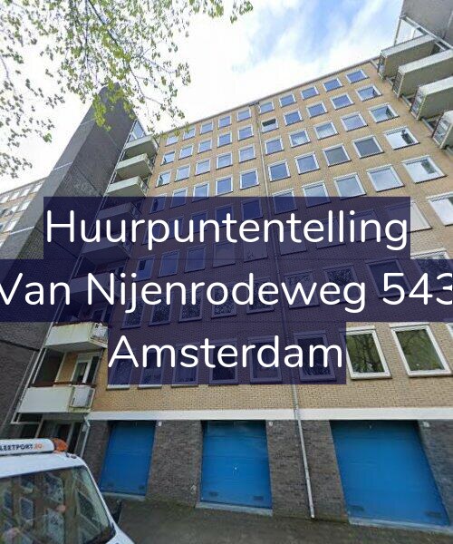 Foto gevel Huurpuntentelling voor Van Nijenrodeweg 543, Amsterdam