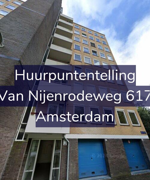Foto gevel Huurpuntentelling voor Van Nijenrodeweg 617, Amsterdam