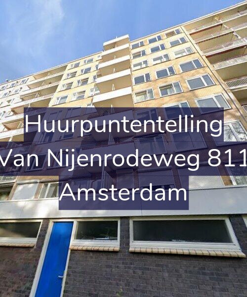 Foto gevel Huurpuntentelling voor Van Nijenrodeweg 811, Amsterdam