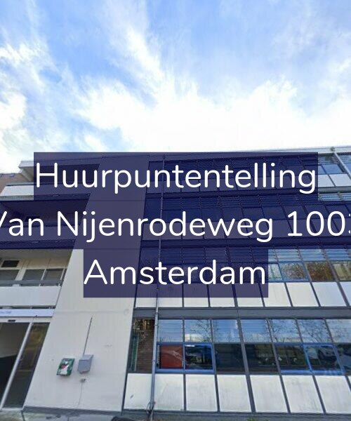 Foto gevel Huurpuntentelling voor Van Nijenrodeweg 1003, Amsterdam