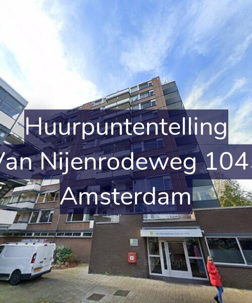 Foto gevel Huurpuntentelling voor Van Nijenrodeweg 1045, Amsterdam