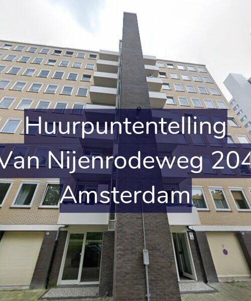 Foto gevel Huurpuntentelling voor Van Nijenrodeweg 204, Amsterdam