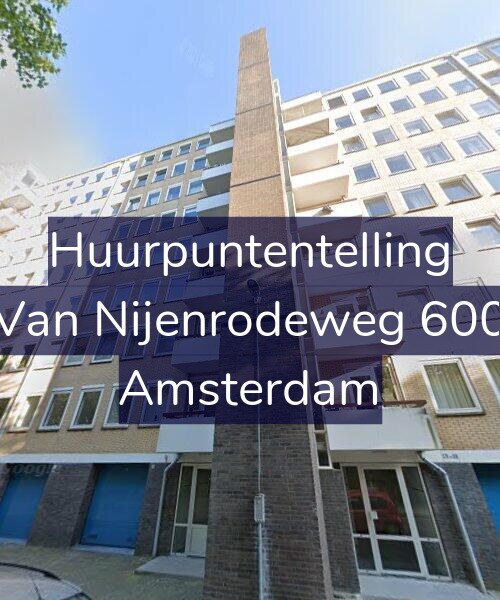 Foto gevel Huurpuntentelling voor Van Nijenrodeweg 600, Amsterdam