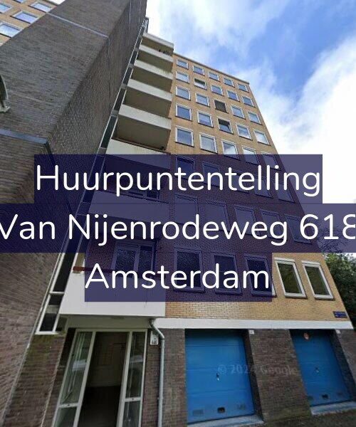 Foto gevel Huurpuntentelling voor Van Nijenrodeweg 618, Amsterdam