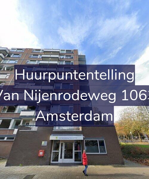 Foto gevel Huurpuntentelling voor Van Nijenrodeweg 1063, Amsterdam