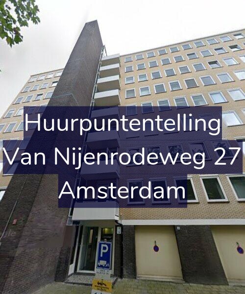 Foto gevel Huurpuntentelling voor Van Nijenrodeweg 27, Amsterdam