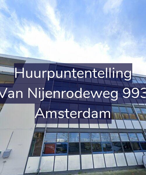 Foto gevel Huurpuntentelling voor Van Nijenrodeweg 993, Amsterdam