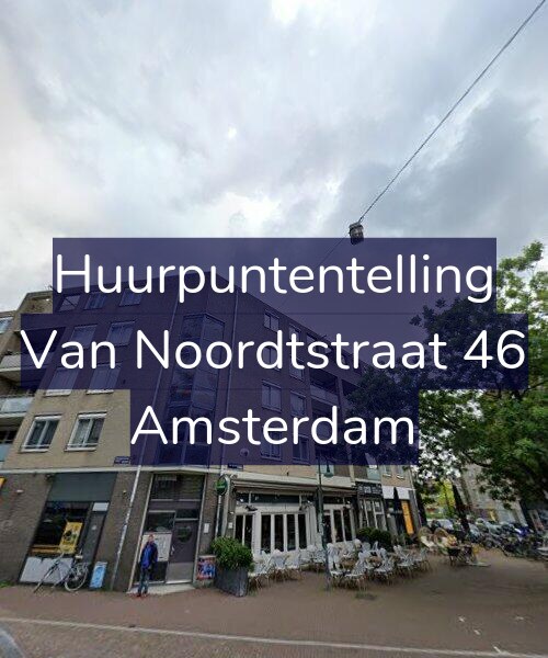Foto gevel Huurpuntentelling voor Van Noordtstraat 46, Amsterdam