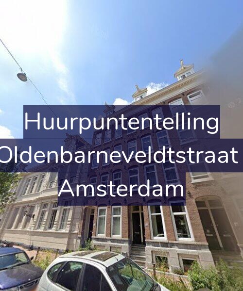 Foto gevel Huurpuntentelling voor Van Oldenbarneveldtstraat 40-1, Amsterdam