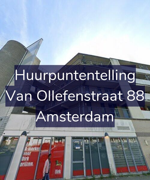 Foto gevel Huurpuntentelling voor Van Ollefenstraat 88, Amsterdam