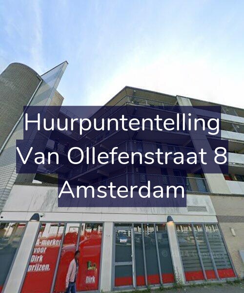 Foto gevel Huurpuntentelling voor Van Ollefenstraat 8, Amsterdam