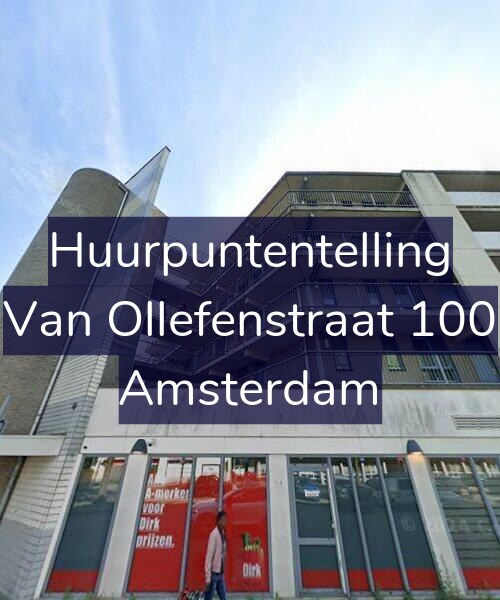 Foto gevel Huurpuntentelling voor Van Ollefenstraat 100, Amsterdam