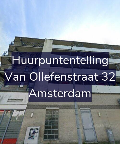 Foto gevel Huurpuntentelling voor Van Ollefenstraat 32, Amsterdam