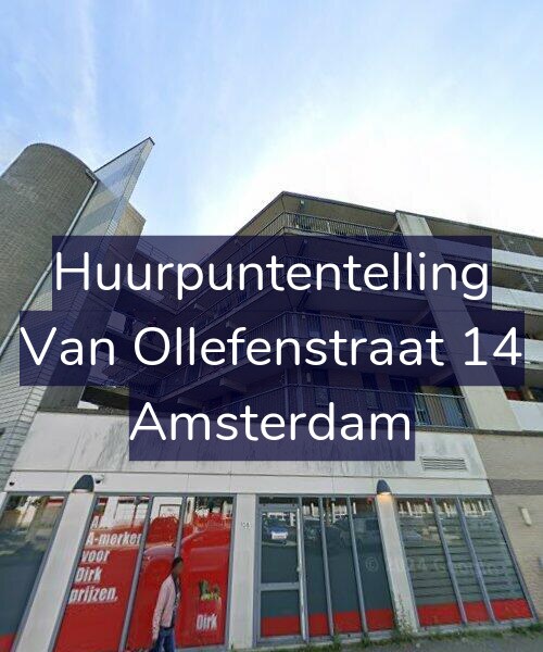 Foto gevel Huurpuntentelling voor Van Ollefenstraat 14, Amsterdam