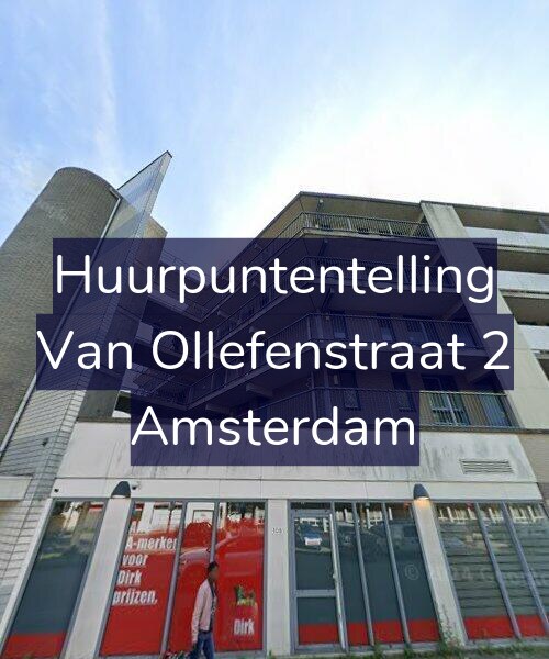 Foto gevel Huurpuntentelling voor Van Ollefenstraat 2, Amsterdam