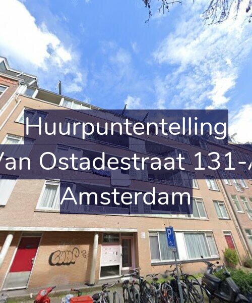 Foto gevel Huurpuntentelling voor Van Ostadestraat 131-A, Amsterdam