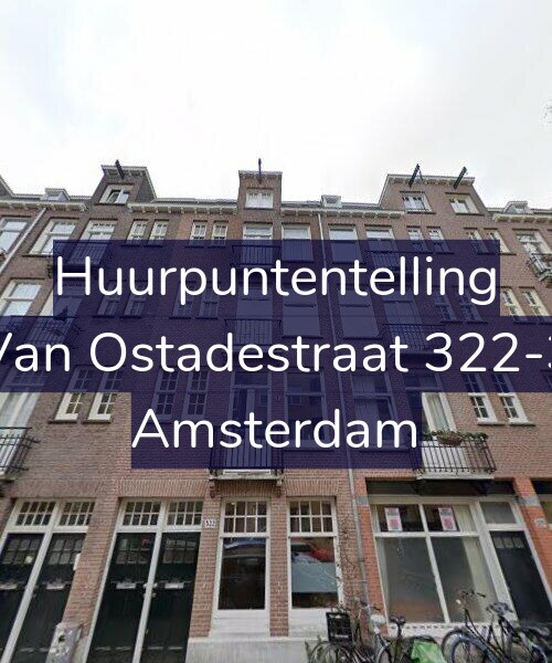 Foto gevel Huurpuntentelling voor Van Ostadestraat 322-3, Amsterdam
