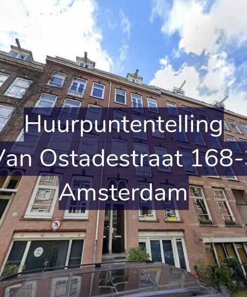Foto gevel Huurpuntentelling voor Van Ostadestraat 168-3, Amsterdam