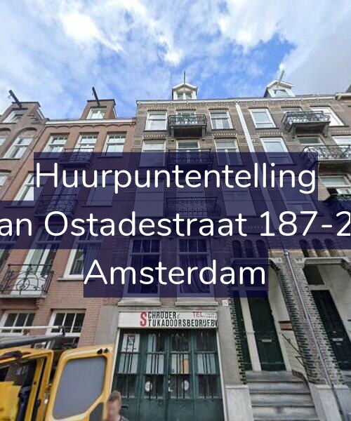 Foto gevel Huurpuntentelling voor Van Ostadestraat 187-2A, Amsterdam