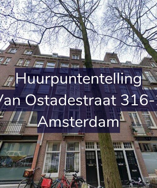 Foto gevel Huurpuntentelling voor Van Ostadestraat 316-2, Amsterdam