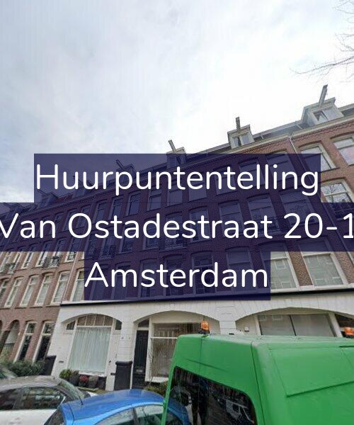Foto gevel Huurpuntentelling voor Van Ostadestraat 20-1, Amsterdam