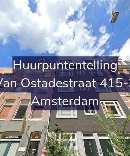 Foto gevel Huurpuntentelling voor Van Ostadestraat 415-3, Amsterdam