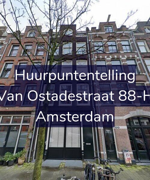 Foto gevel Huurpuntentelling voor Van Ostadestraat 88-H, Amsterdam