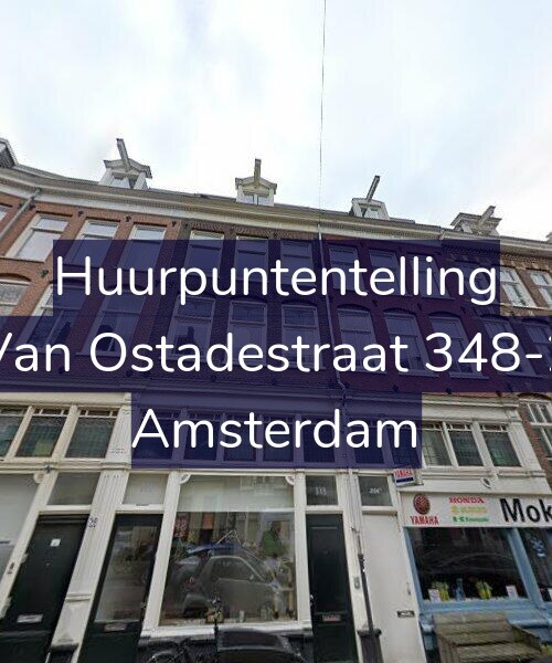 Foto gevel Huurpuntentelling voor Van Ostadestraat 348-2, Amsterdam