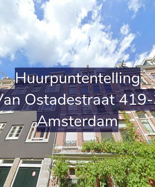 Foto gevel Huurpuntentelling voor Van Ostadestraat 419-3, Amsterdam