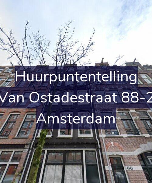 Foto gevel Huurpuntentelling voor Van Ostadestraat 88-2, Amsterdam