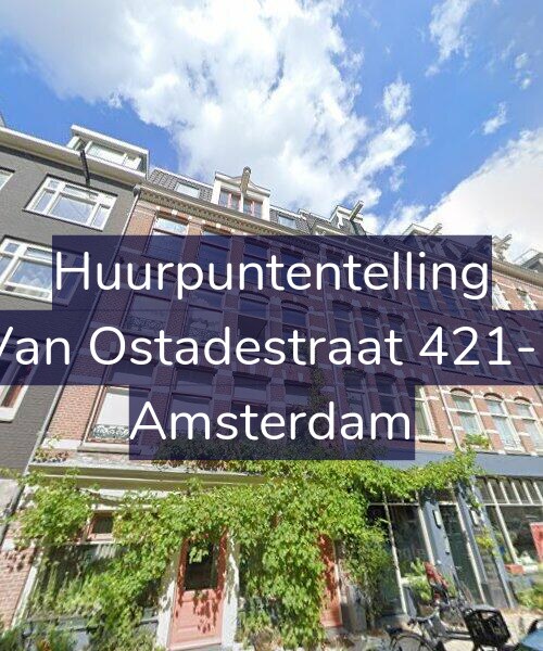 Foto gevel Huurpuntentelling voor Van Ostadestraat 421-F, Amsterdam