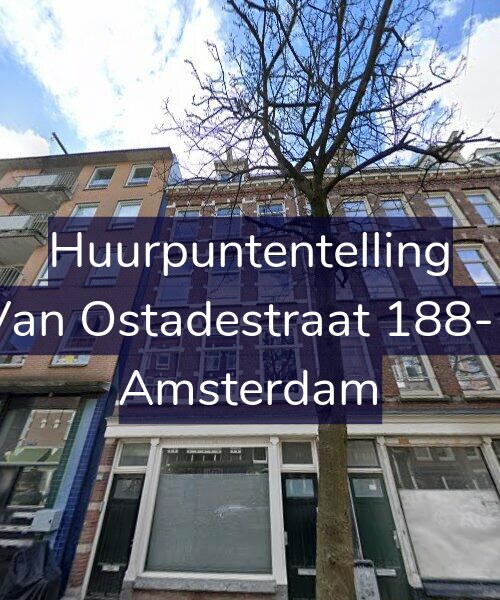 Foto gevel Huurpuntentelling voor Van Ostadestraat 188-1, Amsterdam