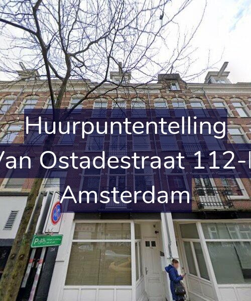 Foto gevel Huurpuntentelling voor Van Ostadestraat 112-B, Amsterdam