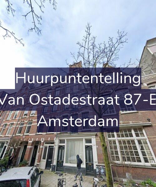 Foto gevel Huurpuntentelling voor Van Ostadestraat 87-B, Amsterdam