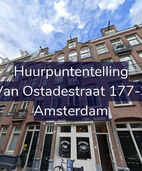 Foto gevel Huurpuntentelling voor Van Ostadestraat 177-3, Amsterdam