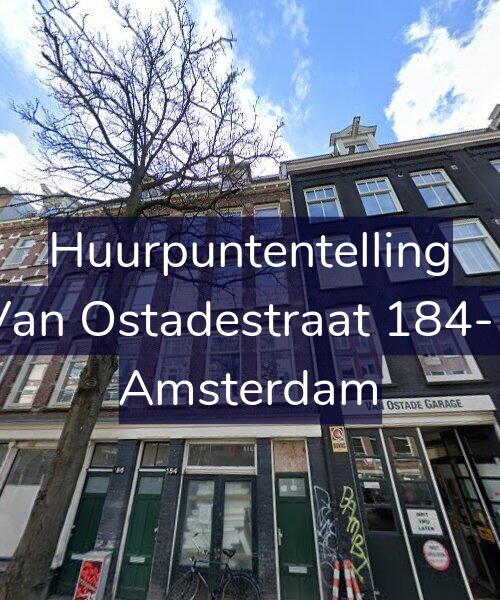 Foto gevel Huurpuntentelling voor Van Ostadestraat 184-1, Amsterdam