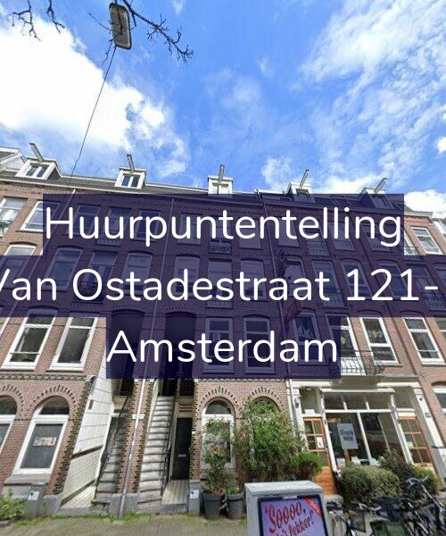 Foto gevel Huurpuntentelling voor Van Ostadestraat 121-1, Amsterdam