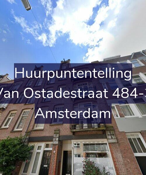 Foto gevel Huurpuntentelling voor Van Ostadestraat 484-3, Amsterdam