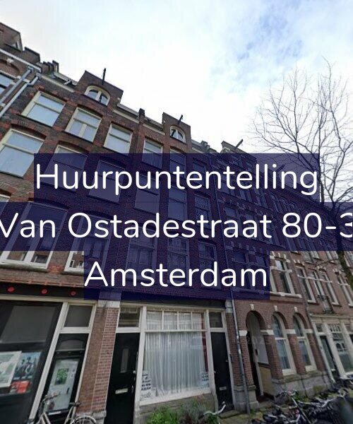 Foto gevel Huurpuntentelling voor Van Ostadestraat 80-3, Amsterdam