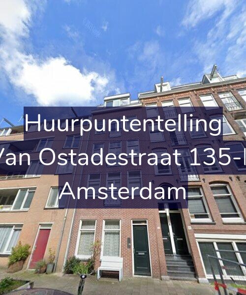 Foto gevel Huurpuntentelling voor Van Ostadestraat 135-B, Amsterdam