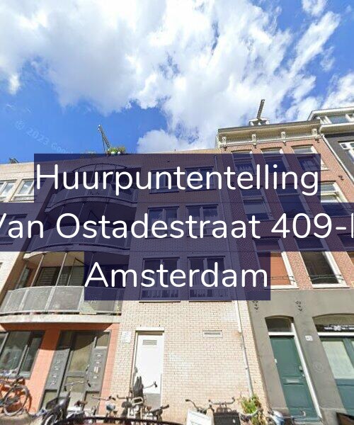 Foto gevel Huurpuntentelling voor Van Ostadestraat 409-B, Amsterdam