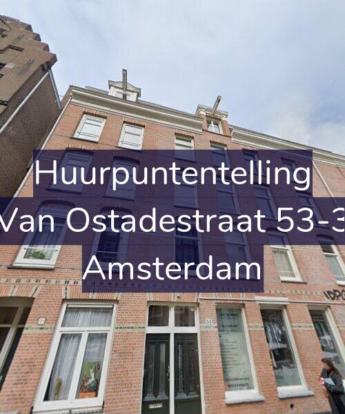 Foto gevel Huurpuntentelling voor Van Ostadestraat 53-3, Amsterdam