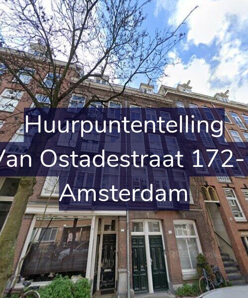 Foto gevel Huurpuntentelling voor Van Ostadestraat 172-1, Amsterdam