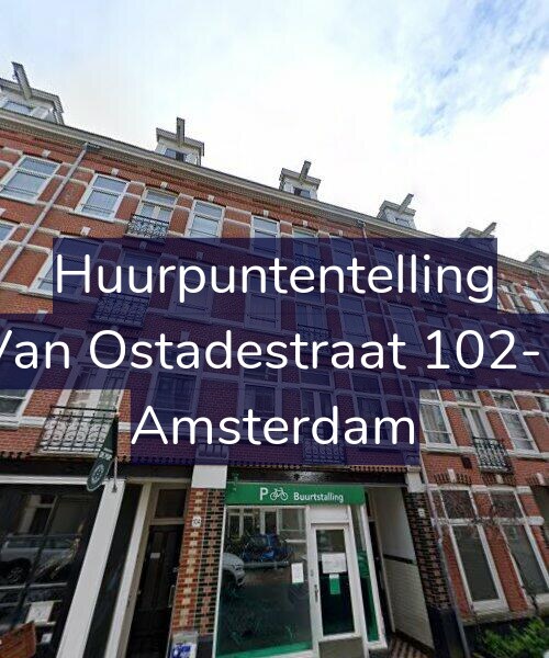 Foto gevel Huurpuntentelling voor Van Ostadestraat 102-1, Amsterdam