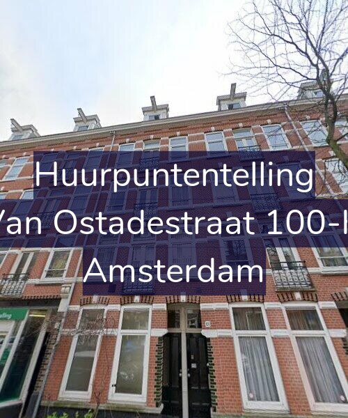 Foto gevel Huurpuntentelling voor Van Ostadestraat 100-H, Amsterdam