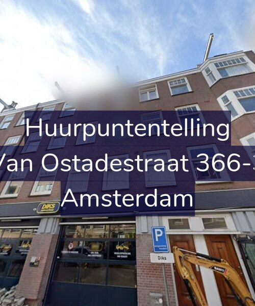 Foto gevel Huurpuntentelling voor Van Ostadestraat 366-3, Amsterdam