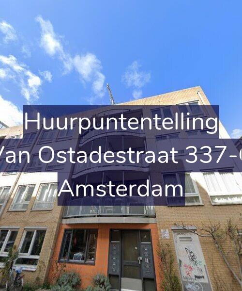 Foto gevel Huurpuntentelling voor Van Ostadestraat 337-C, Amsterdam