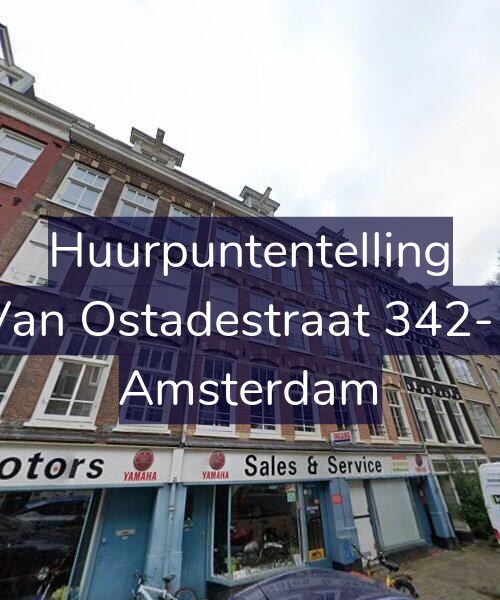 Foto gevel Huurpuntentelling voor Van Ostadestraat 342-1, Amsterdam