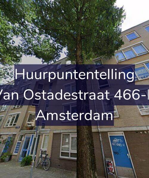 Foto gevel Huurpuntentelling voor Van Ostadestraat 466-B, Amsterdam