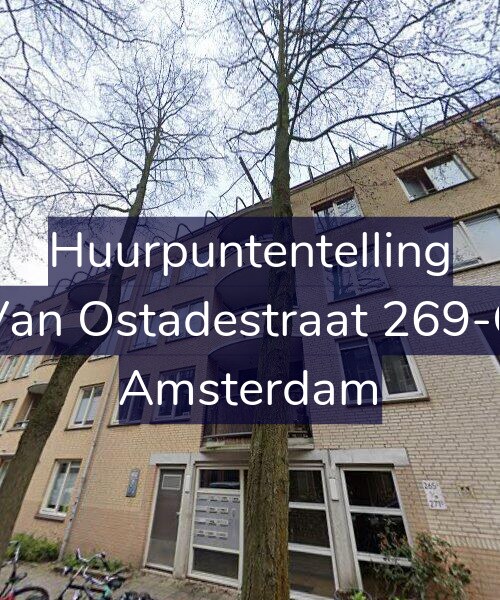 Foto gevel Huurpuntentelling voor Van Ostadestraat 269-C, Amsterdam